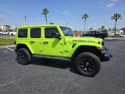 Used 2021 Jeep Wrangler Unlimited Rubicon 4xe w/ Steel Bumper Group AWD/4WD image 2