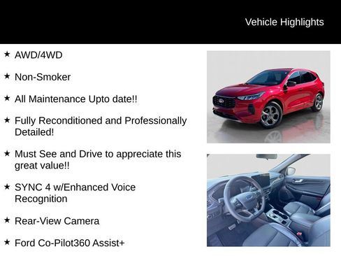 Certified 2023 Ford Escape ST-Line w/ Tech Pack #1 AWD/4WD image 16