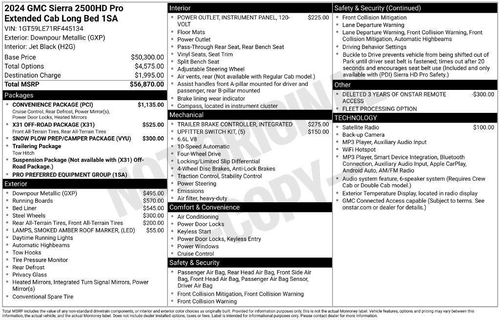 Certified 2024 GMC Sierra 2500 Pro w/ Convenience Package AWD/4WD image 43