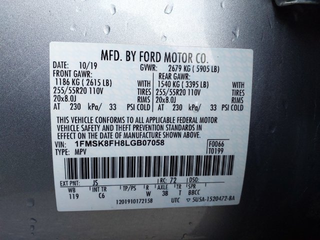 Used 2020 Ford Explorer Limited AWD/4WD image 25