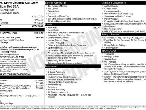 Used 2022 GMC Sierra 2500 SLE w/ SLE Value Package; AWD/4WD image 7