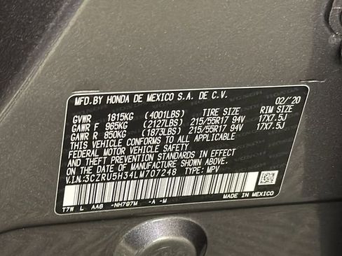 Used 2020 Honda HR-V LX image 32