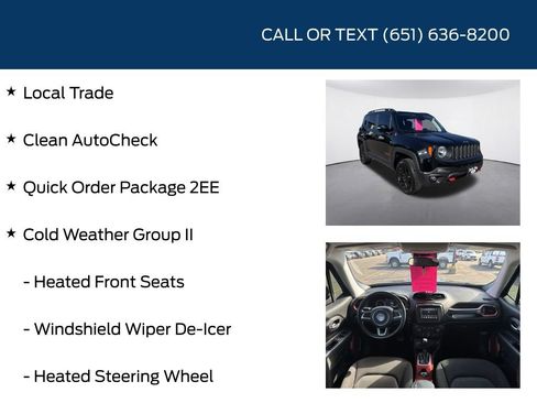 Used 2018 Jeep Renegade Trailhawk w/ Cold Weather Group II AWD/4WD image 5