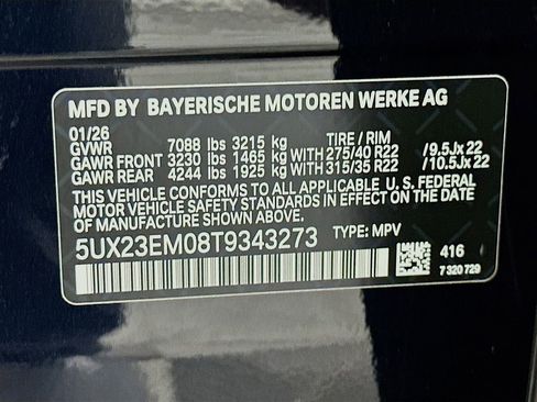 New 2026 BMW X7 xDrive40i w/ M Sport Package image 24