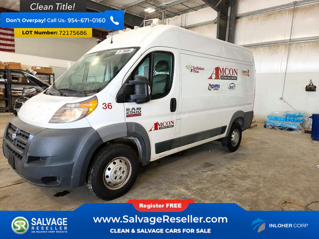 Used 2018 RAM ProMaster 2500 FWD image 1