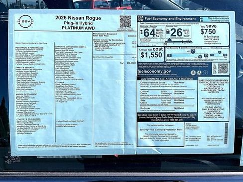 New 2026 Nissan Rogue Platinum image 14