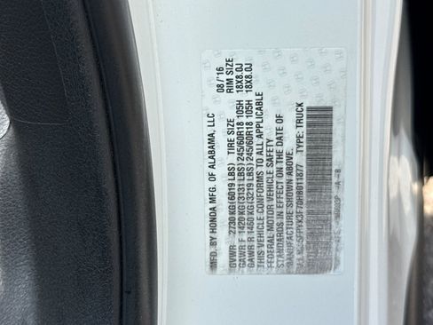 Used 2017 Honda Ridgeline RTL-E image 27