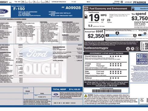 Used 2023 Ford F150 Lariat w/ Equipment Group 502A High image 30