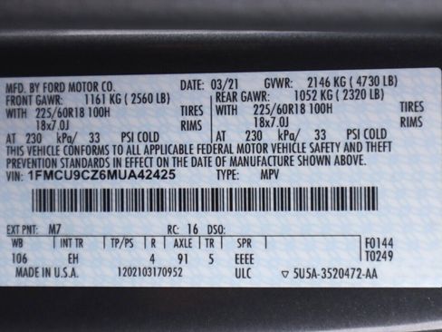 Used 2021 Ford Escape SEL AWD/4WD image 46