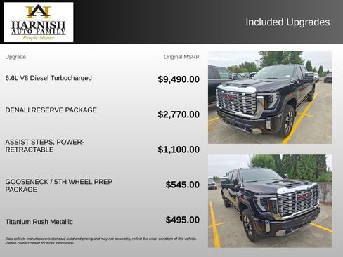 Used 2024 GMC Sierra 3500 Denali w/ Denali Reserve Package AWD/4WD image 4