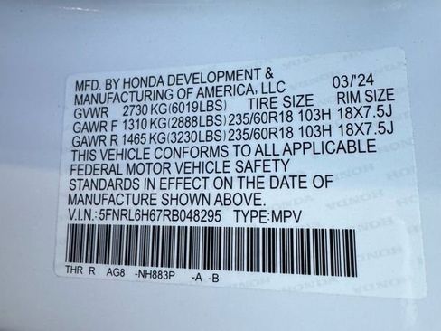 Used 2024 Honda Odyssey EX-L image 54