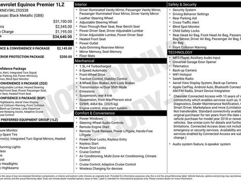 Certified 2019 Chevrolet Equinox Premier FWD image 35
