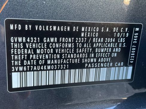 Used 2019 Volkswagen GTI 4-Door FWD image 54
