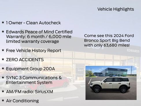 Used 2024 Ford Bronco Sport Big Bend AWD/4WD image 11