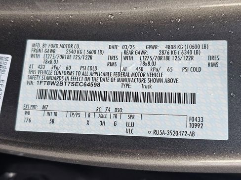 New 2025 Ford F250 Lariat w/ Lariat Ultimate Package image 31