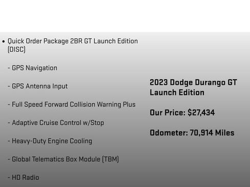 Used 2023 Dodge Durango GT RWD image 6