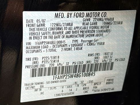 Used 2008 Ford Taurus Limited FWD image 39