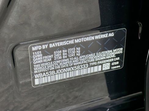 Certified 2022 BMW 540i w/ M Sport Package RWD image 33