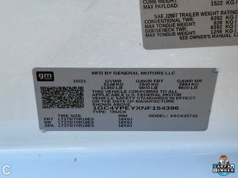 Certified 2022 Chevrolet Silverado 2500 LTZ w/ LTZ Convenience Package AWD/4WD image 32