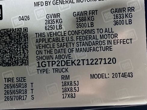 New 2026 GMC Canyon AT4 AWD/4WD image 24