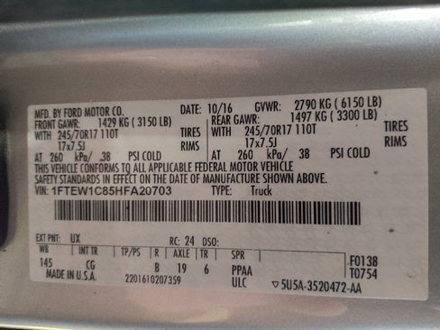 Used 2017 Ford F150 XL w/ Equipment Group 101A Mid RWD image 33