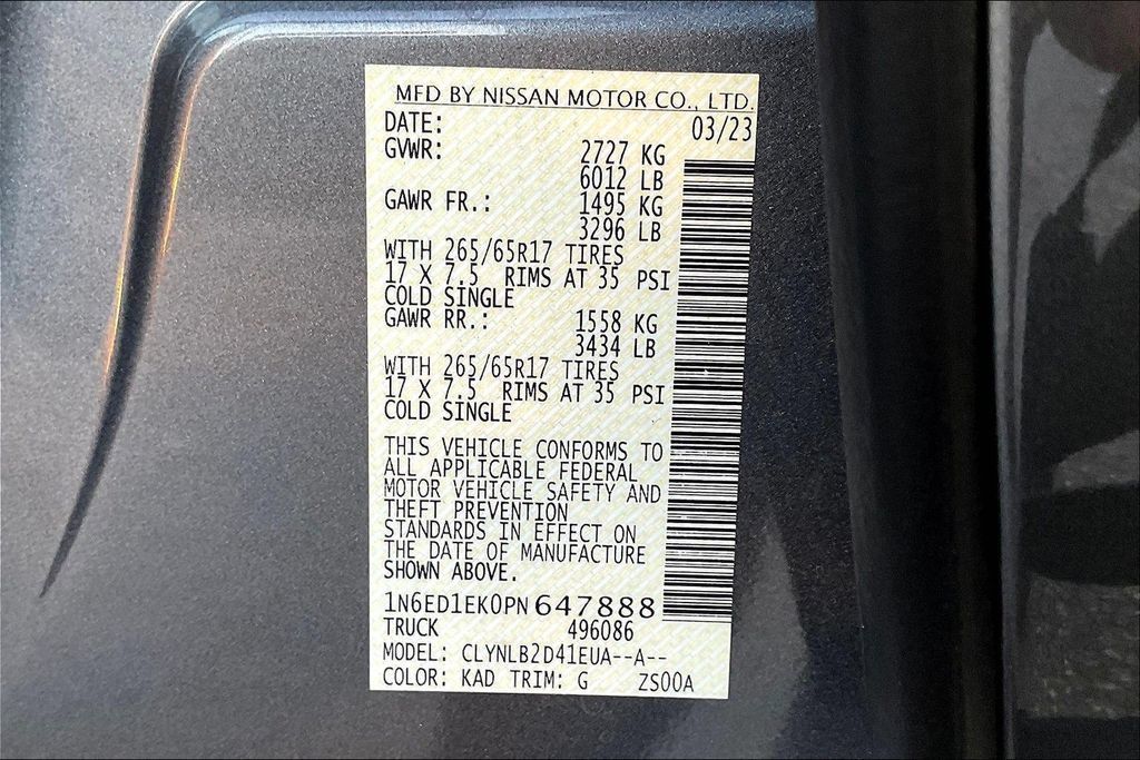 Used 2023 Nissan Frontier SV AWD/4WD image 18