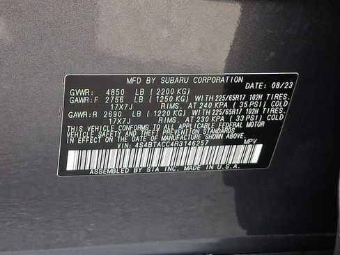Certified 2024 Subaru Outback Premium AWD/4WD image 26