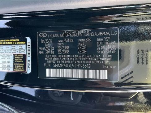 Certified 2026 Hyundai Santa Fe SEL w/ Tow & Go Package FWD image 14