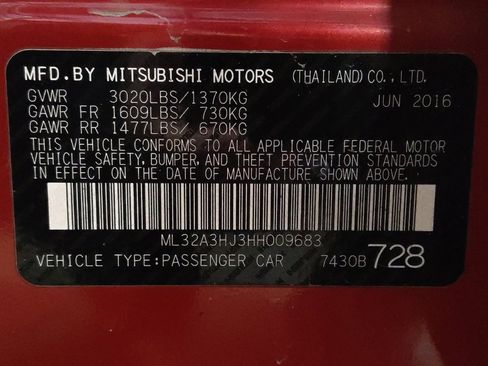 Used 2017 Mitsubishi Mirage ES image 33