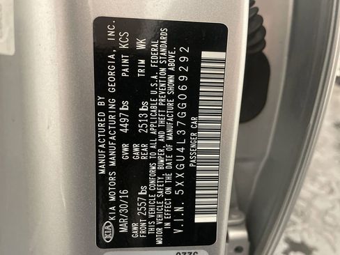 Used 2016 Kia Optima EX w/ Premium Package image 28