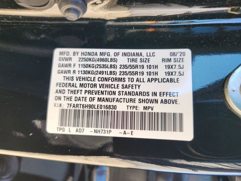 Used 2020 Honda CR-V Touring image 37