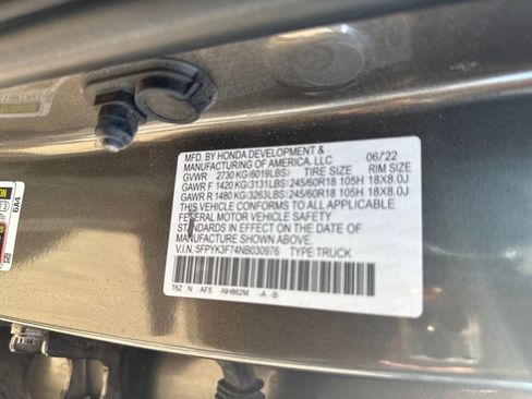 Used 2022 Honda Ridgeline RTL-E image 29