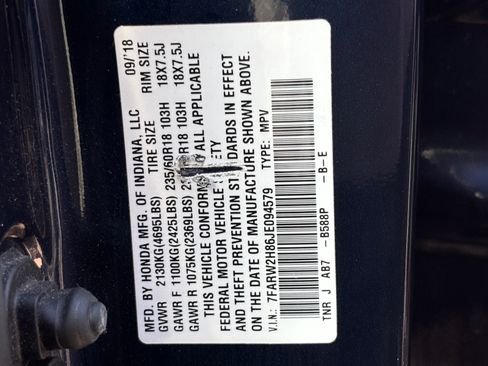 Used 2018 Honda CR-V EX-L image 10
