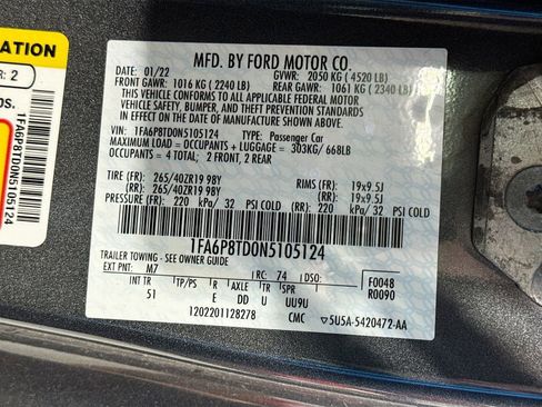 Used 2022 Ford Mustang Premium w/ 2.3L High Performance Package image 29