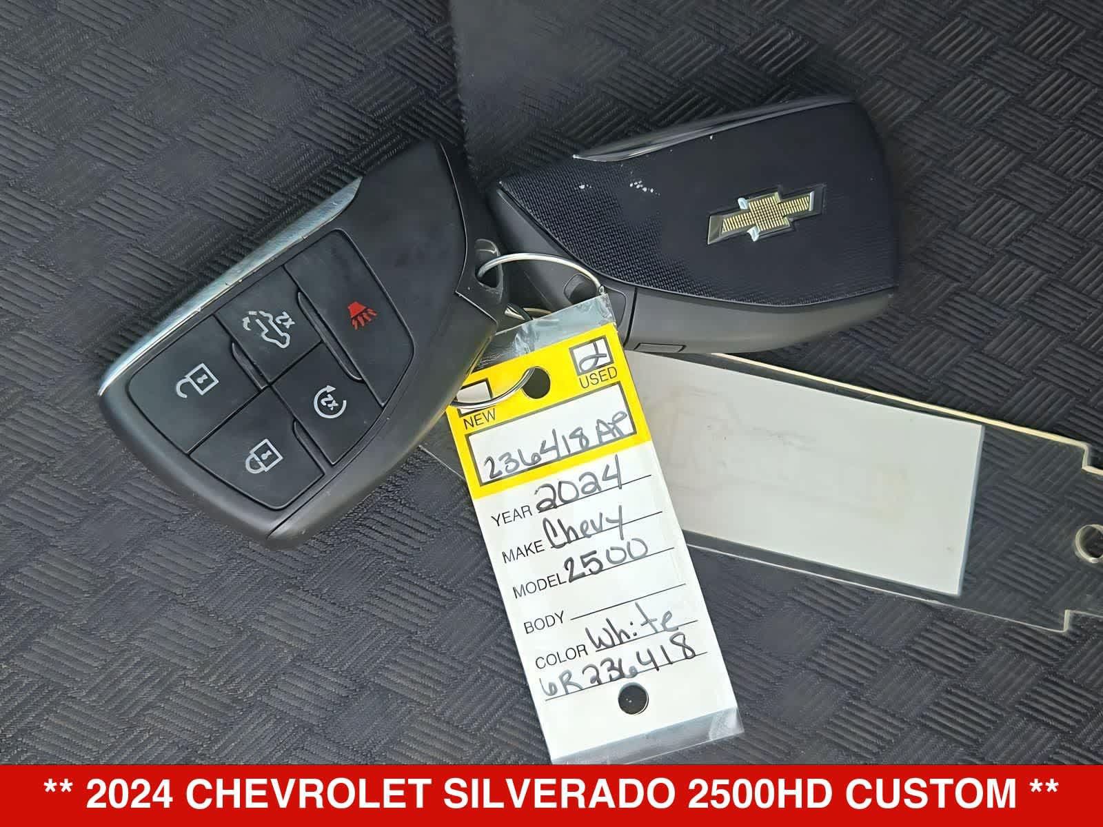 Used 2024 Chevrolet Silverado 2500 Custom w/ Custom Value Package AWD/4WD image 34