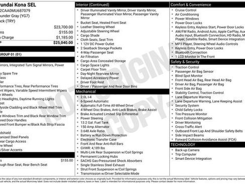 Used 2021 Hyundai Kona SEL image 3