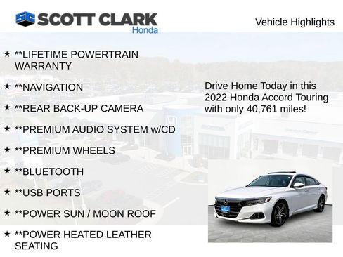 Used 2022 Honda Accord Touring image 11