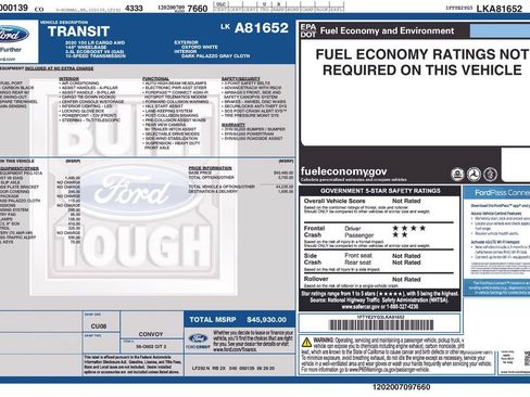 Used 2020 Ford Transit 150 Low Roof AWD image 26