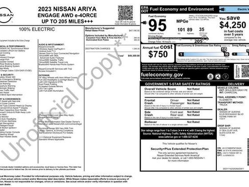 Used 2023 Nissan Ariya AWD image 2