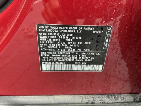 Used 2018 Volkswagen Atlas SE FWD image 15