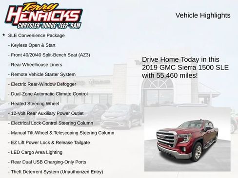 Used 2019 GMC Sierra 1500 SLE AWD/4WD image 4