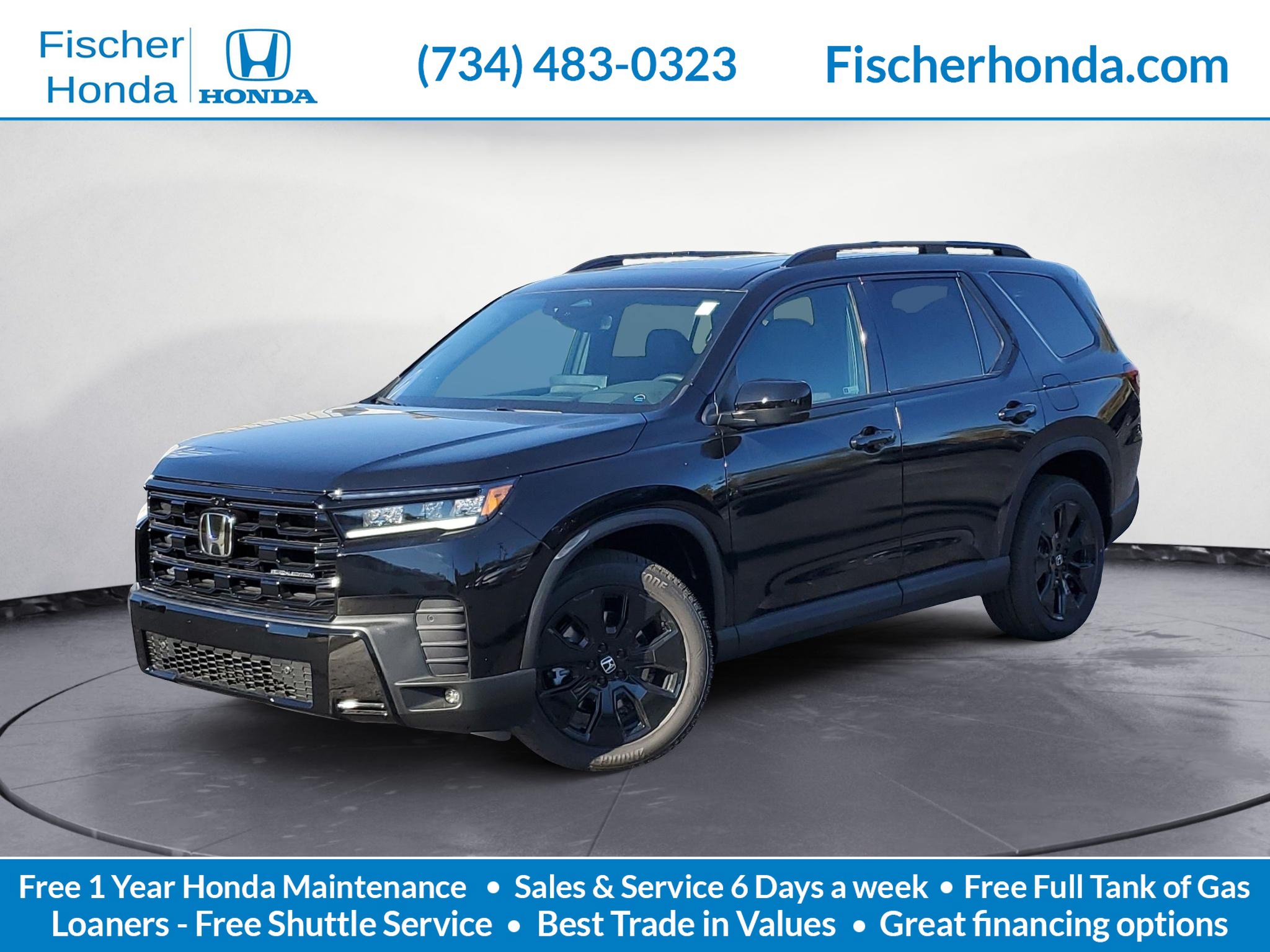New 2026 Honda Pilot Black Edition image 1