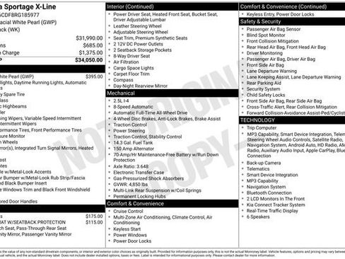 Certified 2024 Kia Sportage X-Line AWD/4WD image 34
