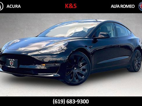 Used 2022 Tesla Model 3 Long Range AWD/4WD image 1