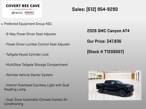 New 2026 GMC Canyon AT4 w/ Nightfall Essentials Package AWD/4WD image 7