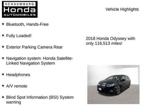 Used 2018 Honda Odyssey Elite image 7