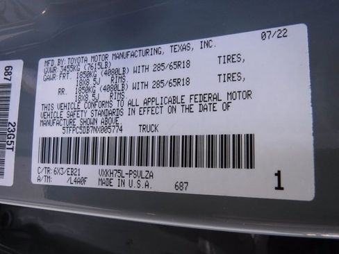 Used 2022 Toyota Tundra TRD Pro image 62