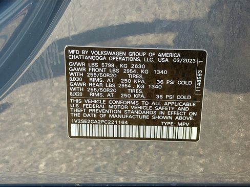 Used 2023 Volkswagen Atlas Cross Sport SEL image 44