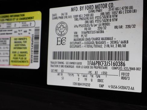 Used 2018 Ford Mustang GT Premium w/ Equipment Group 401A RWD image 46