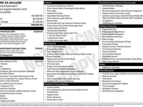 Used 2025 BMW Z4 sDrive30i RWD image 27